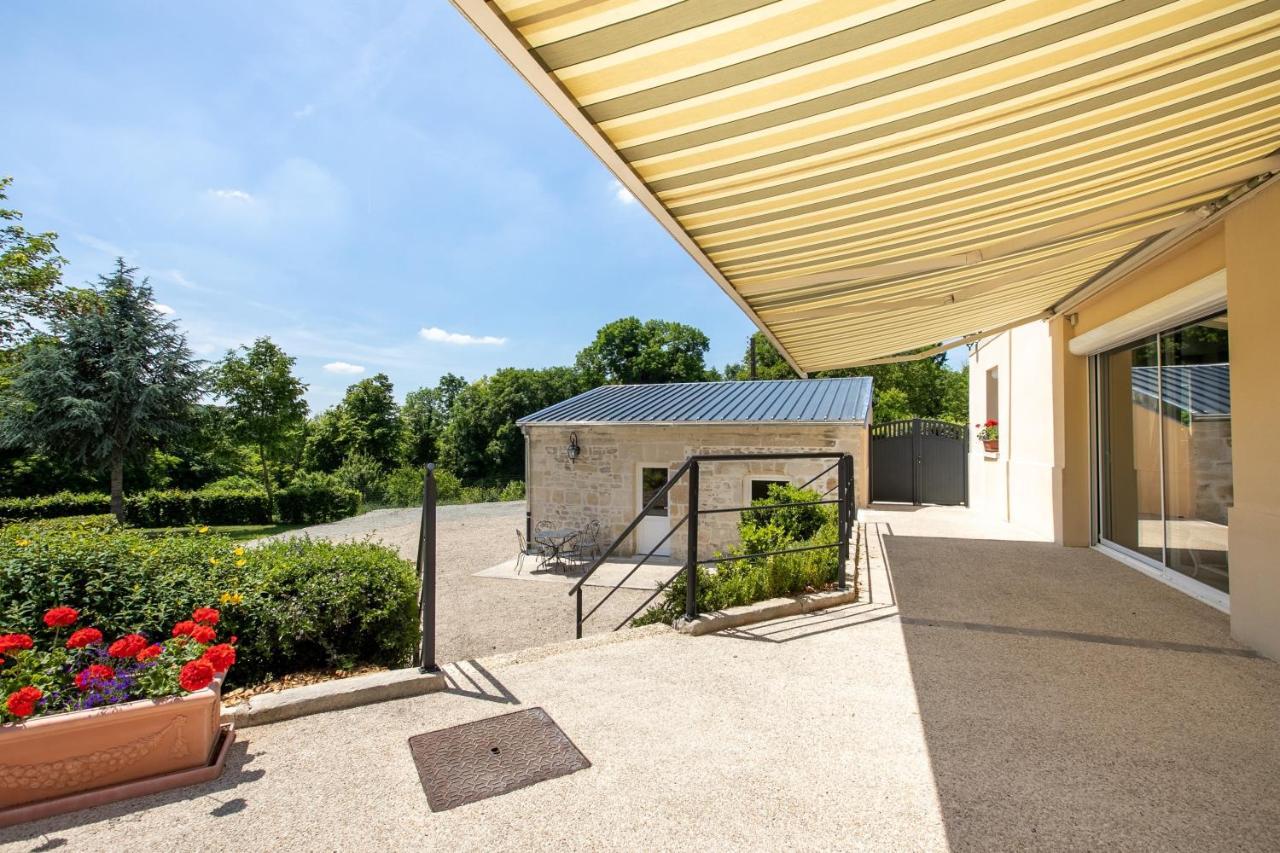 Les Ormes - Grande Maison Avec Jacuzzi Largny-sur-Automne Esterno foto